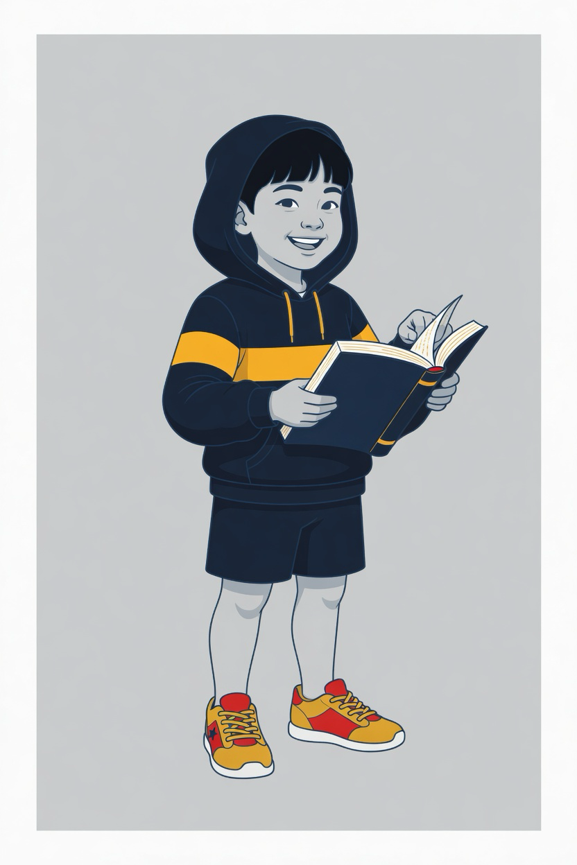 自信を持って教えるお子さまのイメージ